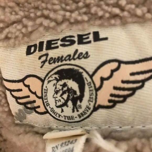 IMPOSSIBLE FIND! Diesel Shearling Fitted Jacket - Picture 6 of 12